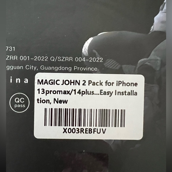 Glass screen protector - fits iPhone 13 pro max or iPhone 14 - Picture 3 of 4